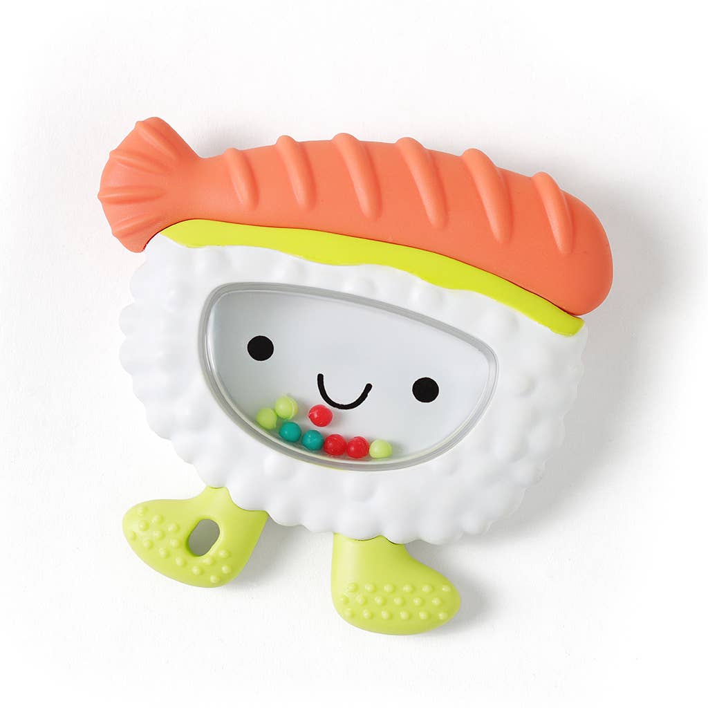 Itzy Ritzy - Sweetie Shake Plus™ - Teething + Rattle Toy: Sushi