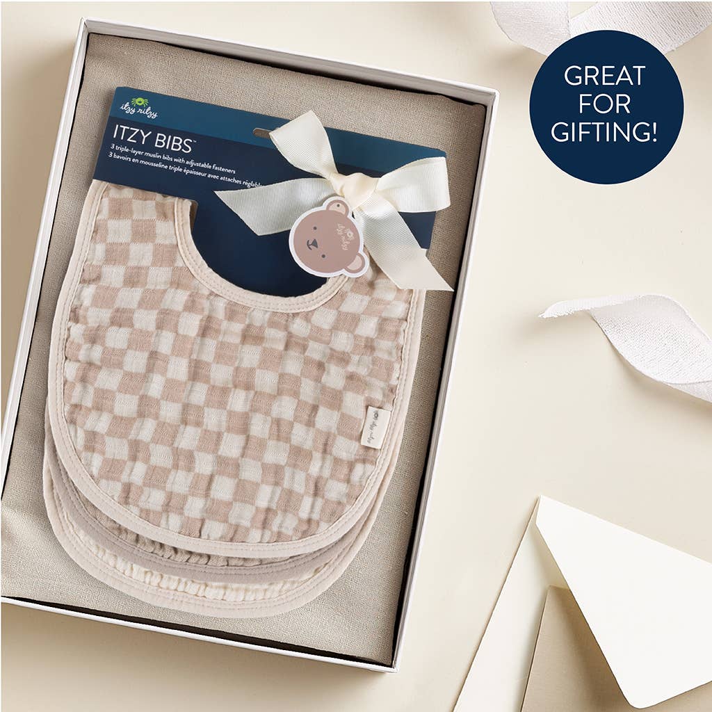 Itzy Ritzy - Itzy Bibs™: Strawberries + Cream