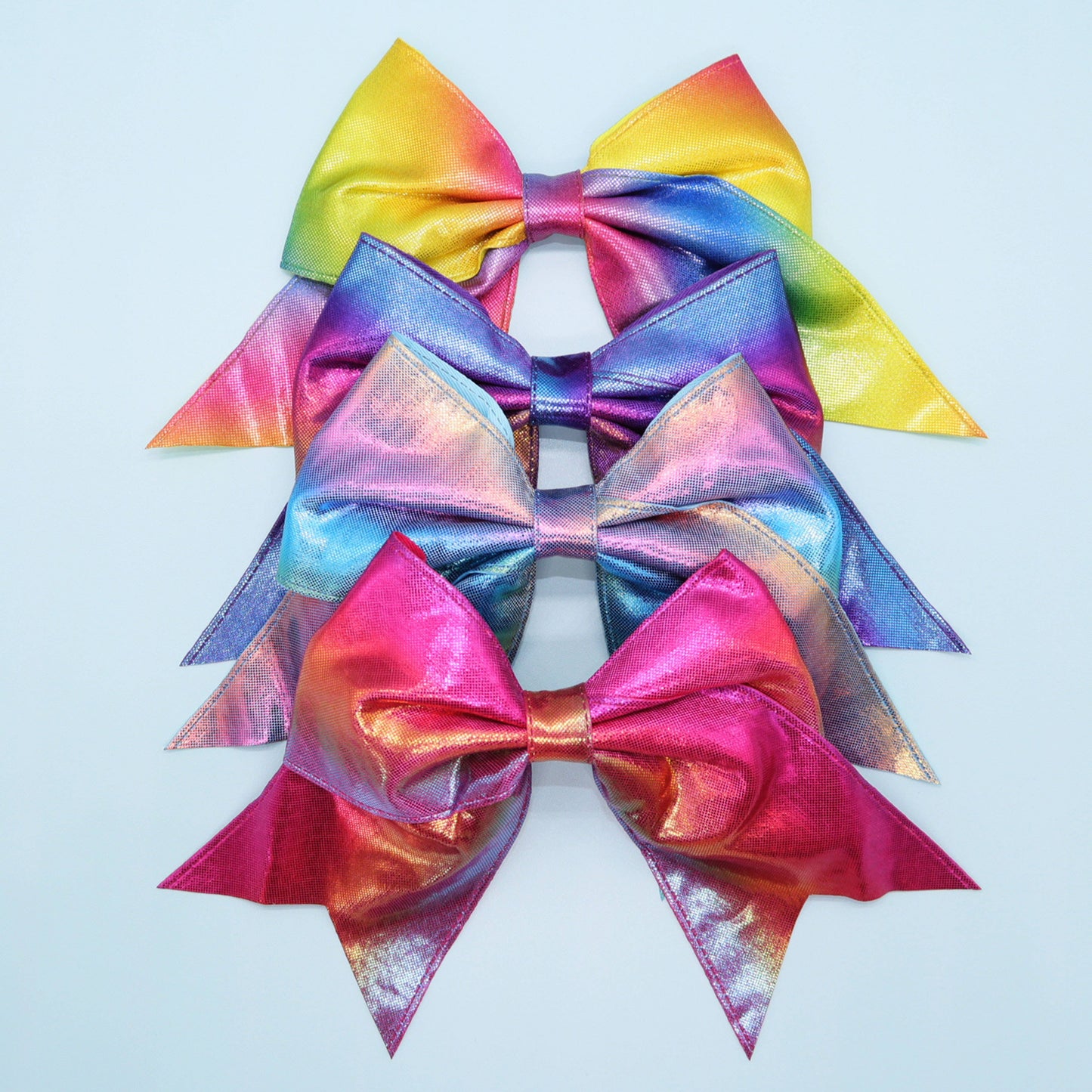 Frog Sac - Large Mermaid Hair Bows - 4 Pack