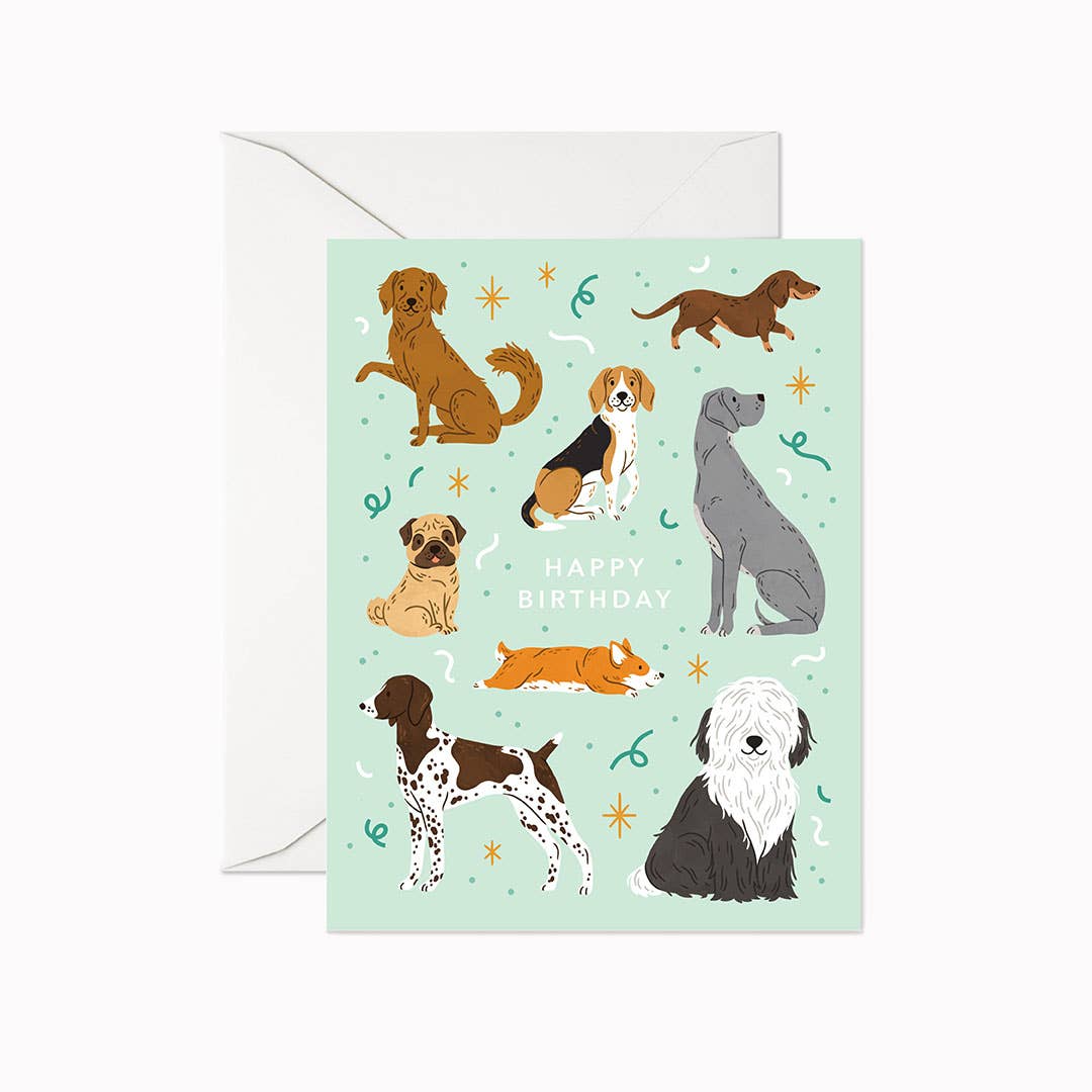 Linden Paper Co. - Dogs Birthday | Greeting Card