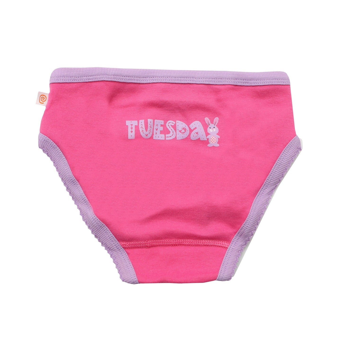 Zoocchini Kids Organic Briefs - 7Pc Set - Days Of The Week 5-6 Years