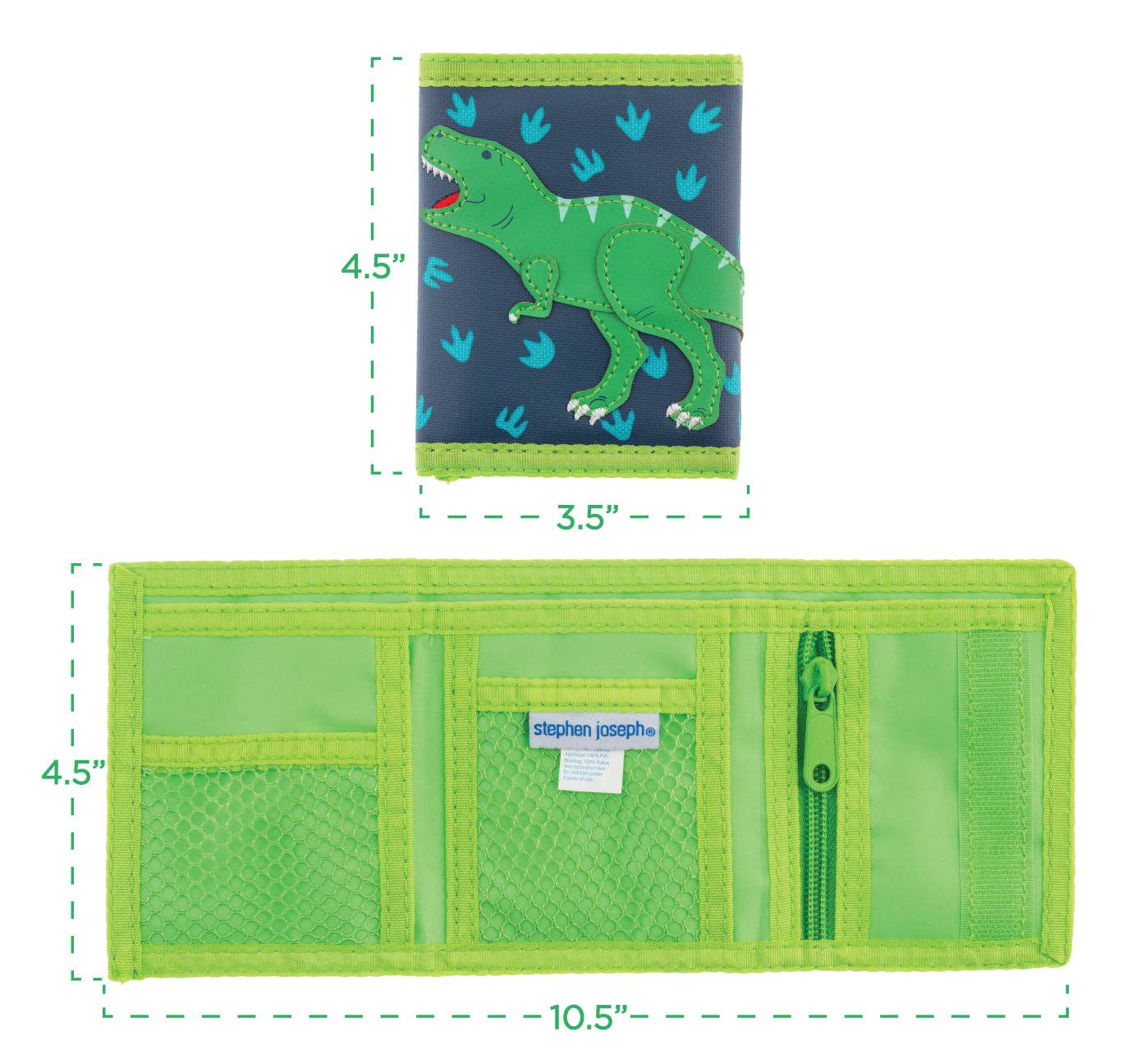 Stephen Joseph Gifts - Stephen Joseph Kids' Tri-Fold Wallet