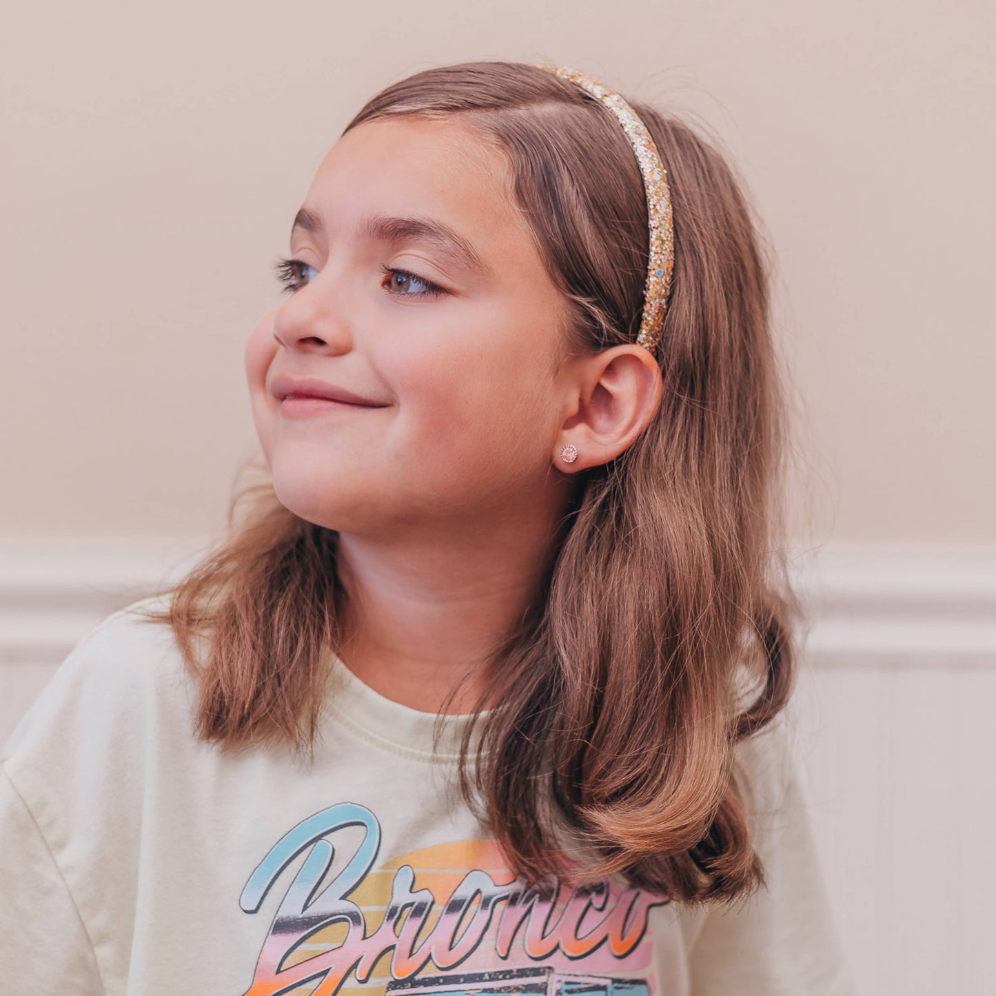 Frog Sac - Glitter Headband - Thin Hairbands for Kids