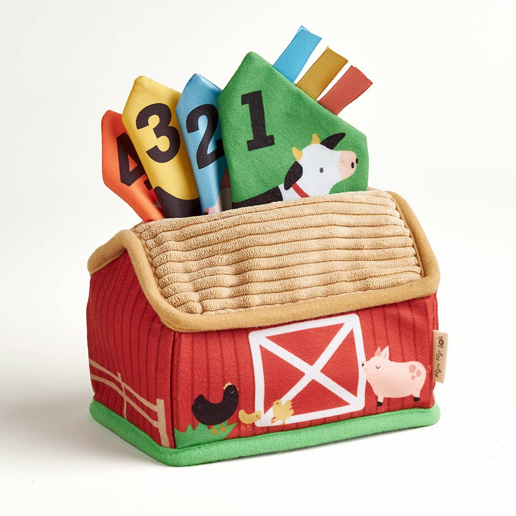 Itzy Ritzy - Itzy Sensory Scarves: Farm Barn