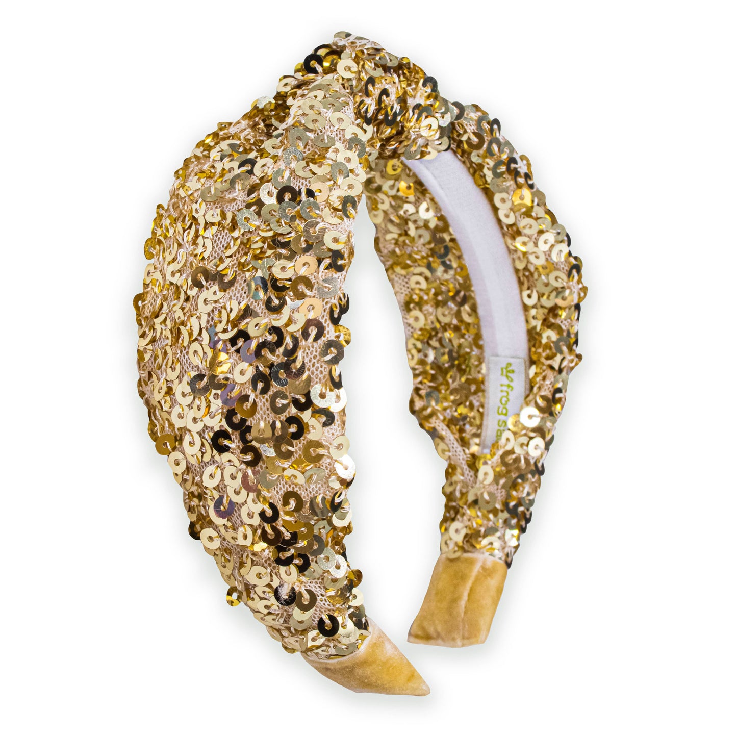 Frog Sac - Kids Knot Headband - Sequin Knotted Hair Band Accessories