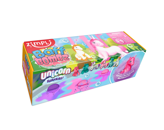 Zimpli Kids - Zimpli 3x Baff Bombz Unicorn Surprise Collectible Bath Bomb