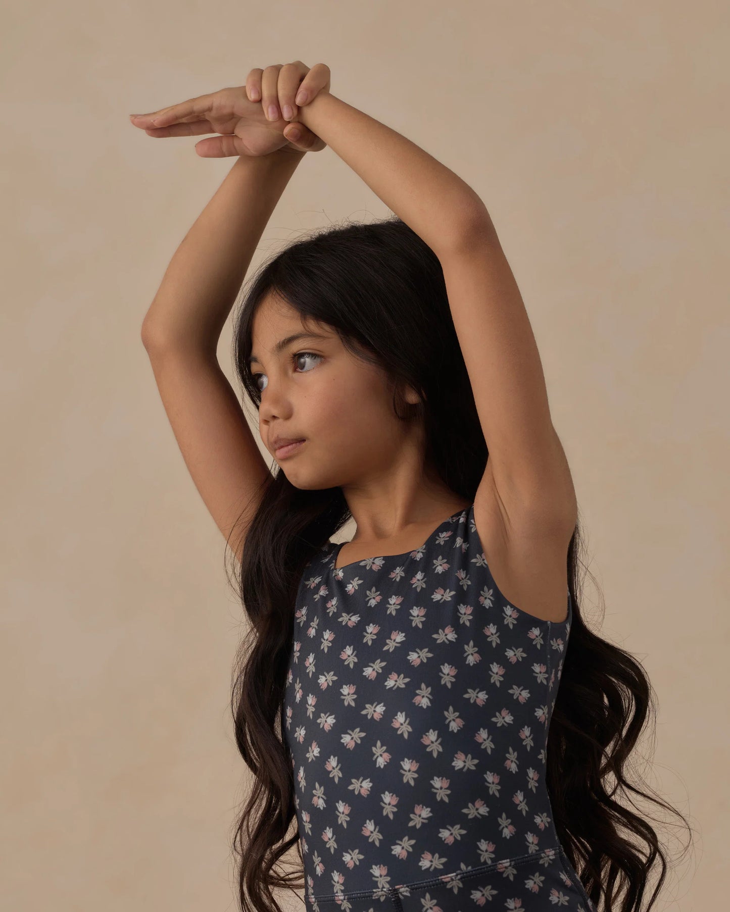 Rylee + Cru Malibu Bodysuit Blue Blooms