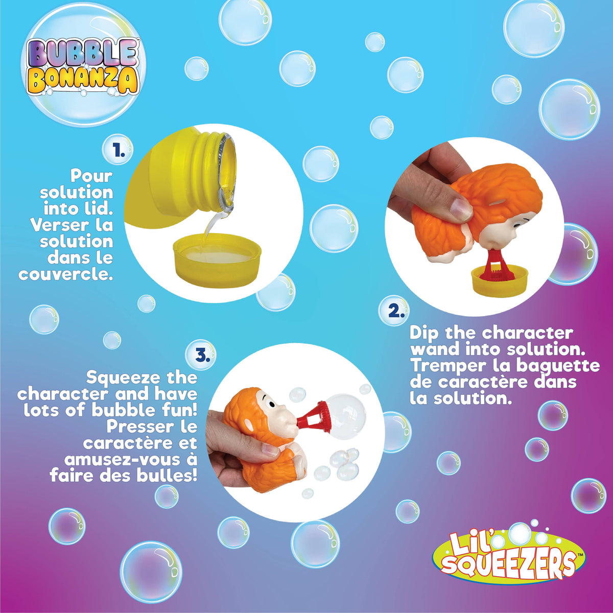Wishbone Products - Animal Bubble Blower Toys for Kids