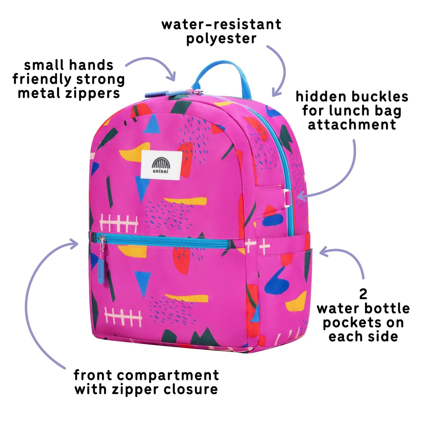 uninni - Ethan Backpack-Spring Rain: Spring Rain