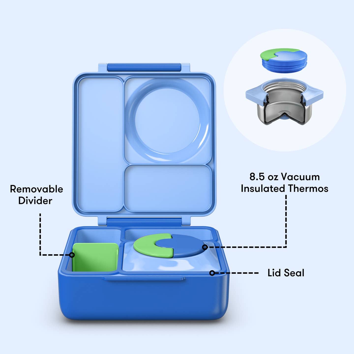 Omielife - OmieBox Bento -Sea Blue