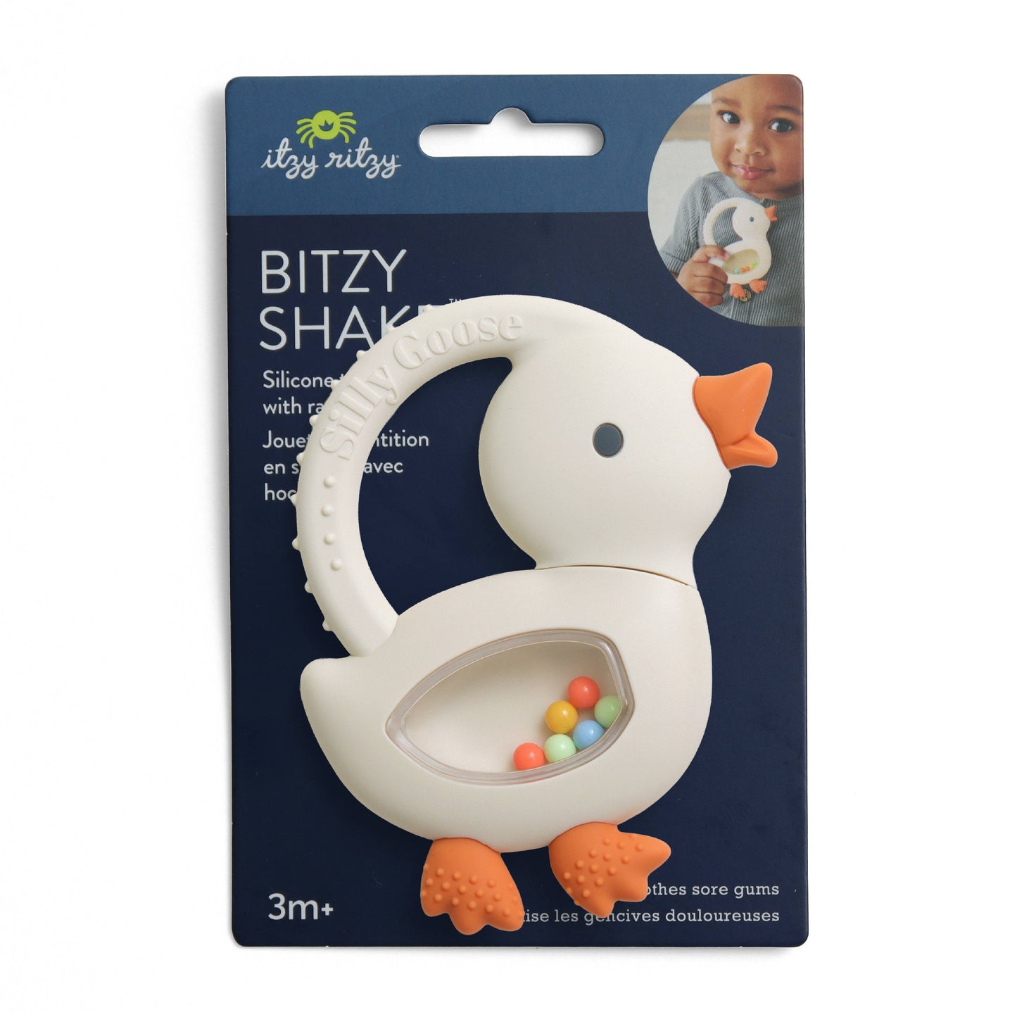 Itzy Ritzy - Bitzy Shake - Silicone Teether with Rattle