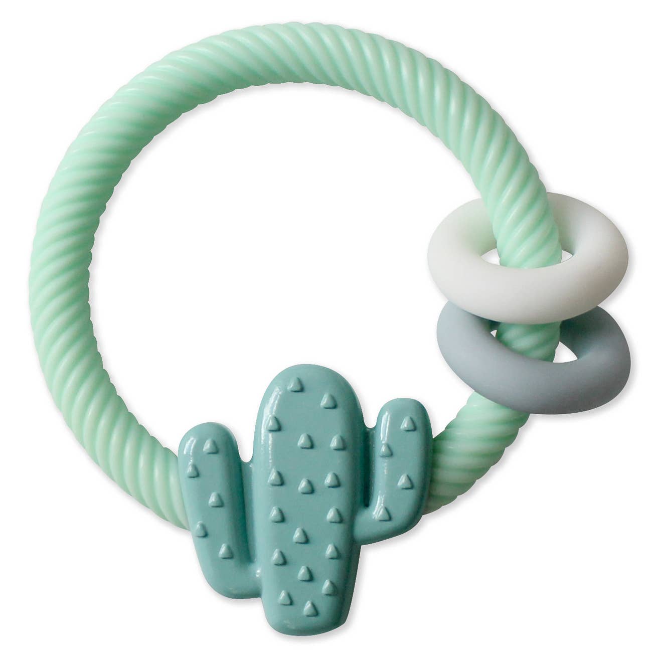 Itzy Ritzy -  Ritzy Rattle™ Silicone Teether Rattles: Highland Cow
