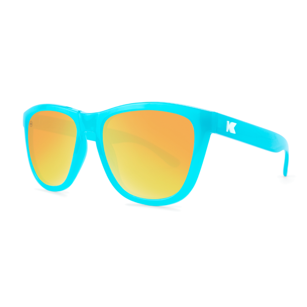 Knockaround Premium Sunglasses Pool Blue/Sunset