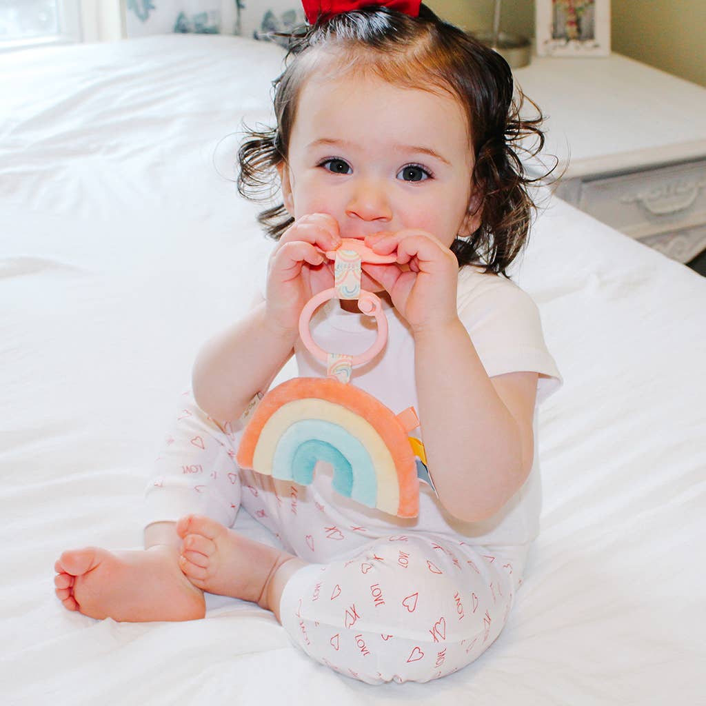 Itzy Ritzy - Itzy Pal™ Plush + Teether: Rainbow
