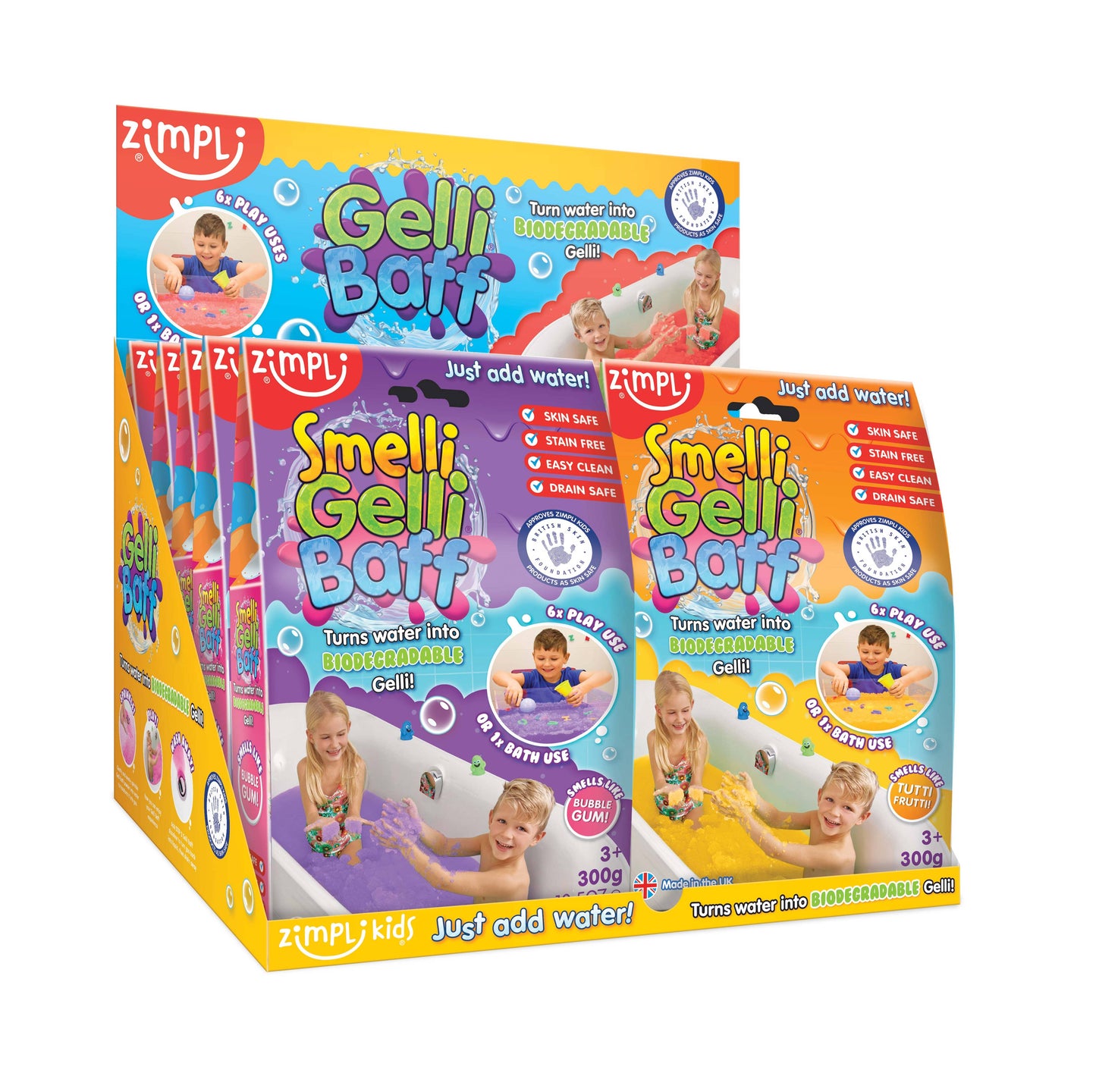 Zimpli Kids - Zimpli Smelli Gelli Baff - Uk Made Kids Sensory Bath Toy