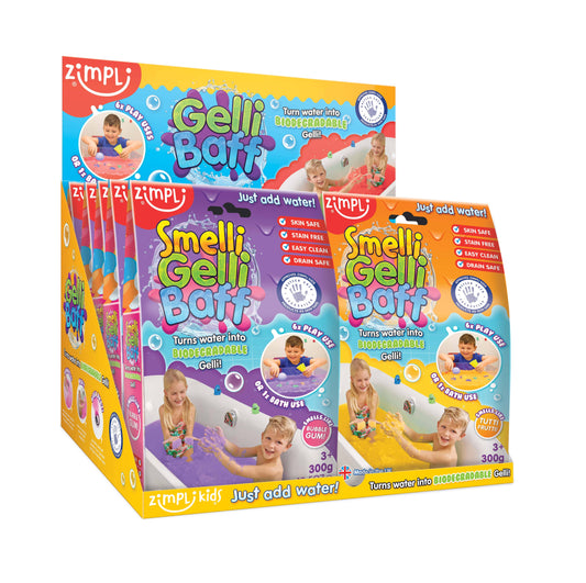 Zimpli Kids - Zimpli Smelli Gelli Baff - Uk Made Kids Sensory Bath Toy