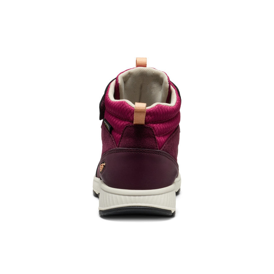 Keen - Skua Waterproof Boot - Big Kids -  Beaujolais/Peach Fuzz