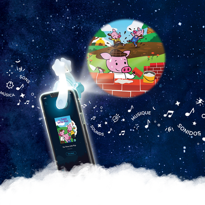 Moonlite - Storytime Projector + The Three Little Pigs Story