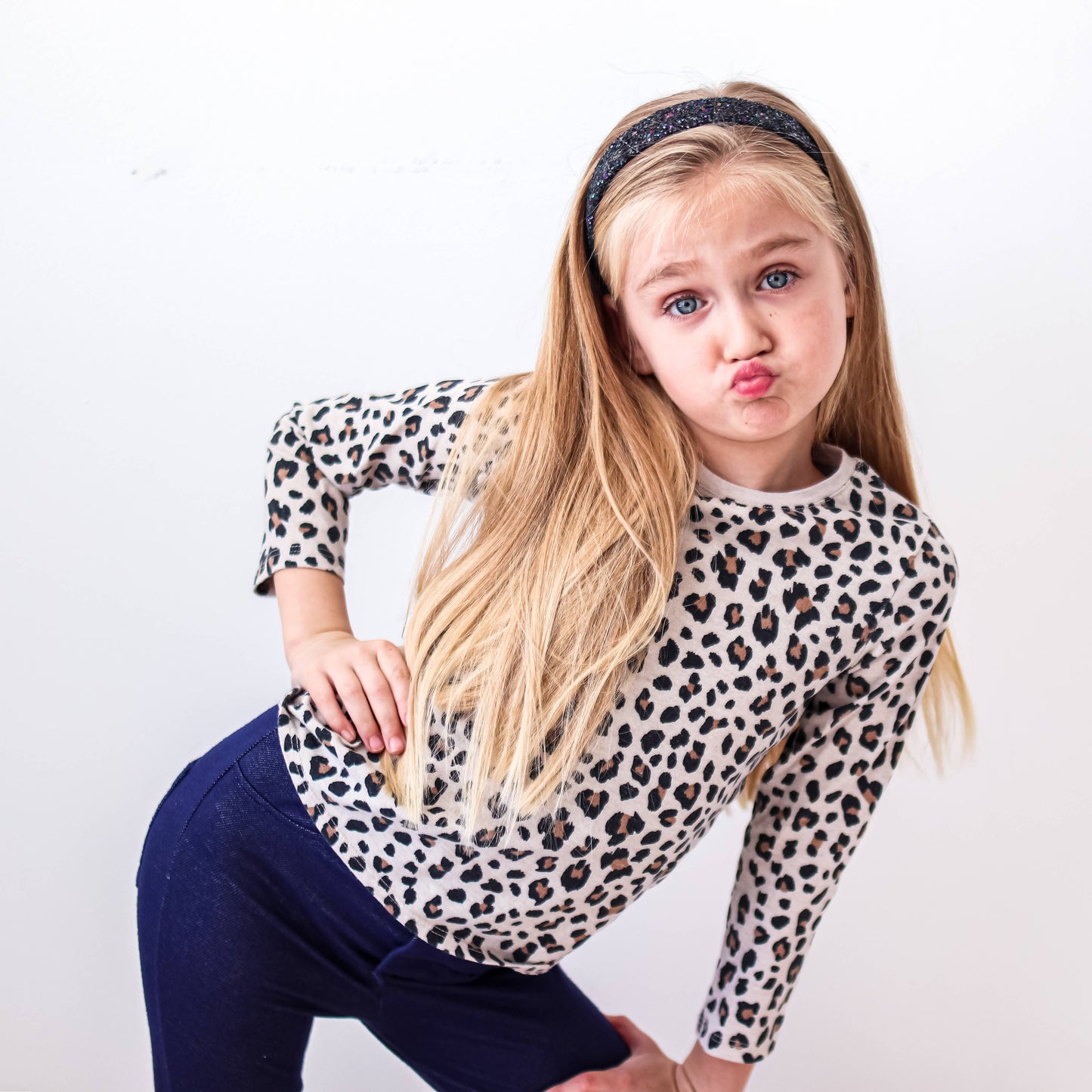 Frog Sac Tapered Chunky Glitter Headband