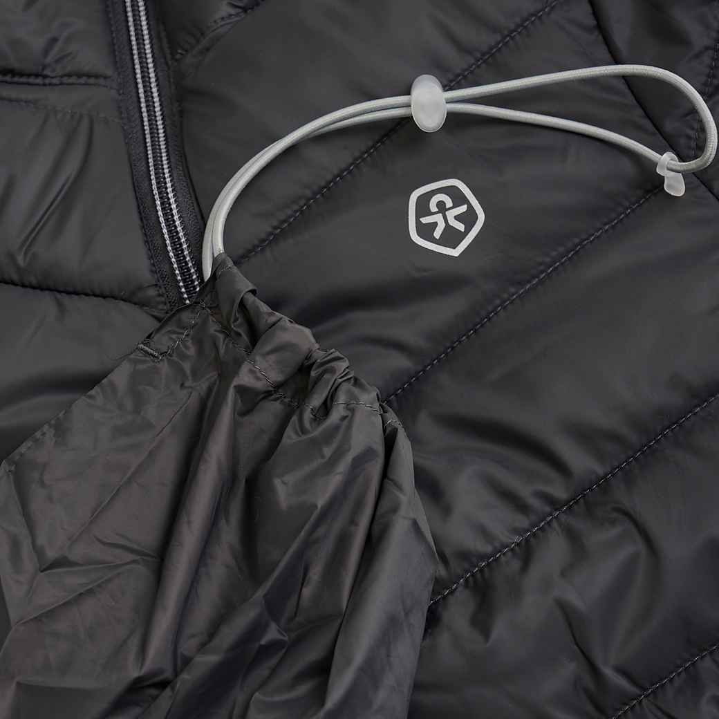 Color Kids Jacket Quilted Puffer Black - Packable