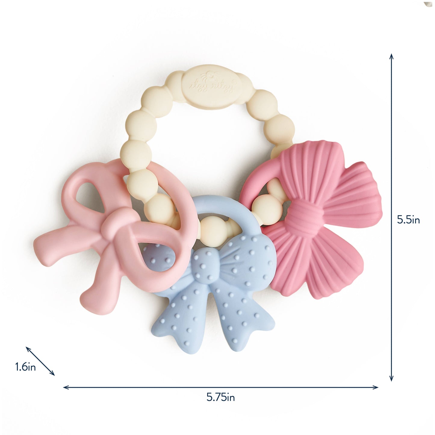 Itzy Ritzy - Itzy Bow Trio Silicone Teether