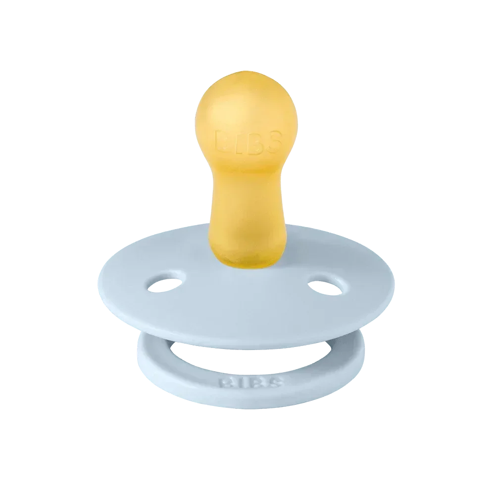 BIBS - Original Round Nipple Latex Pacifier - Singles