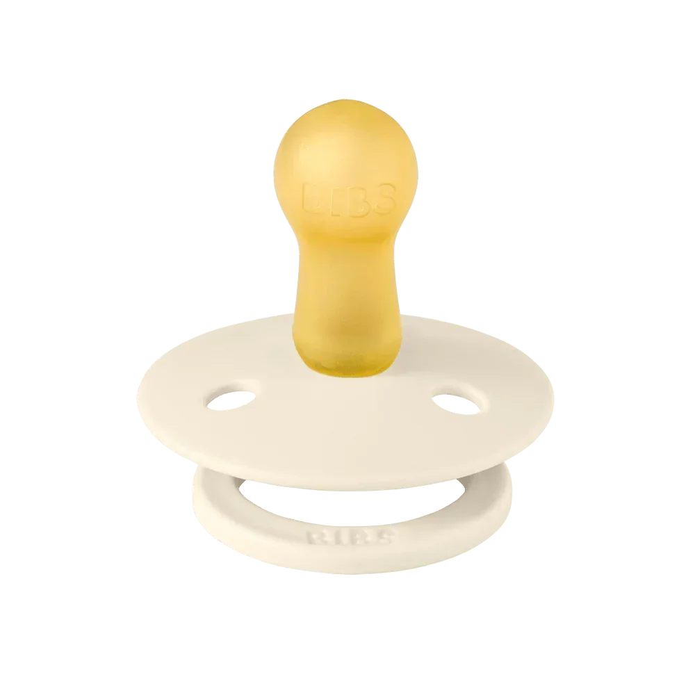 BIBS - Original Round Nipple Latex Pacifier - Singles