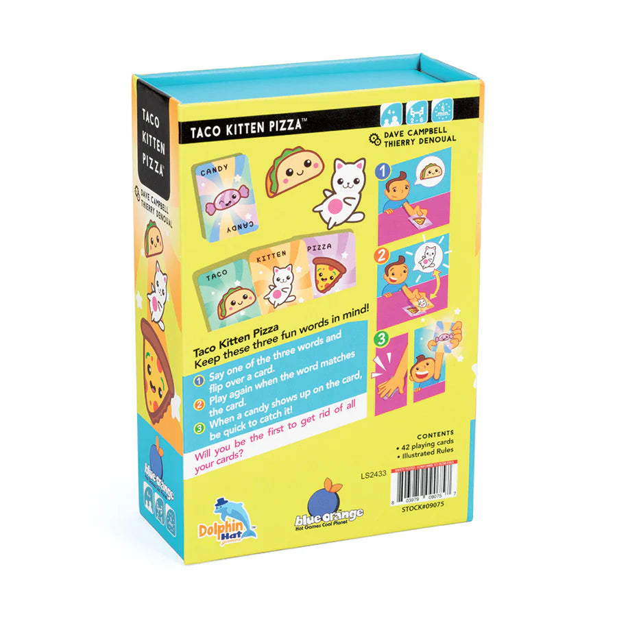 Blue Orange Games - Taco Kitten Pizza Card Game
