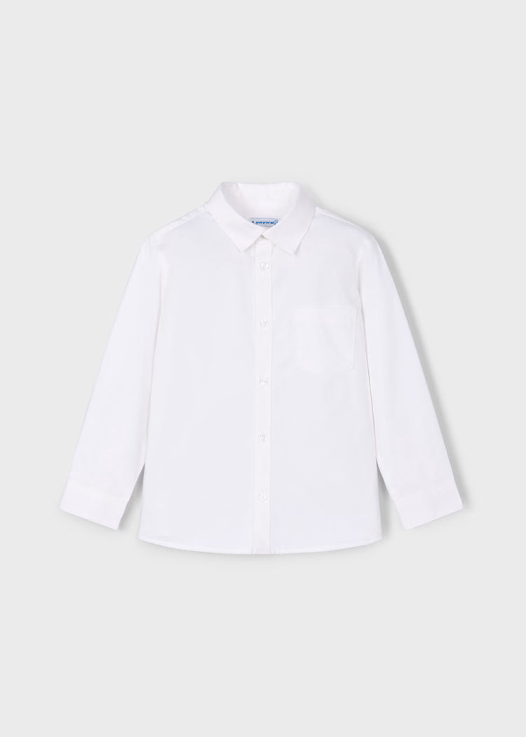 Mayoral Long Sleeve Button-Up Shirt
