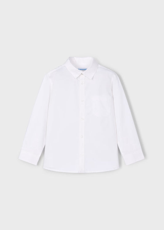 Mayoral Long Sleeve Button-Up Shirt