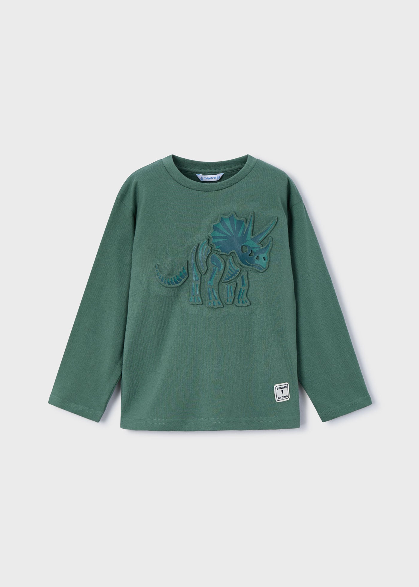 Mayoral Boy Embossed Printed T-Shirt - Green