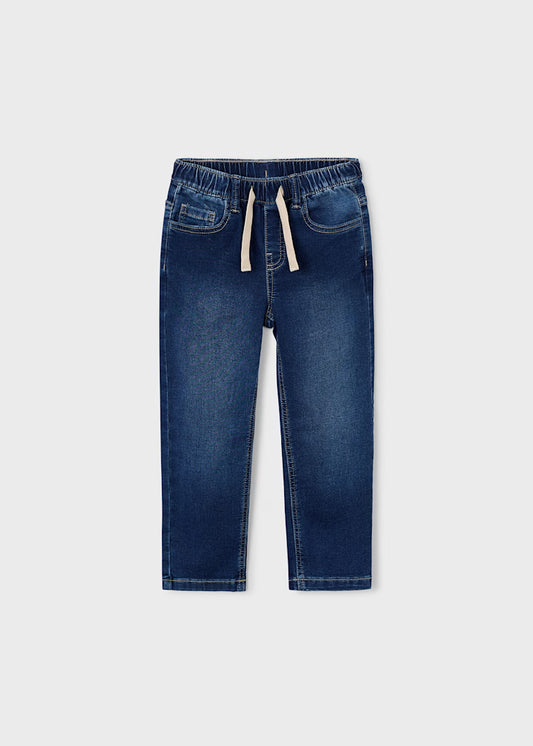 Mayoral Boy Jogger Jeans With Drawstring Waist