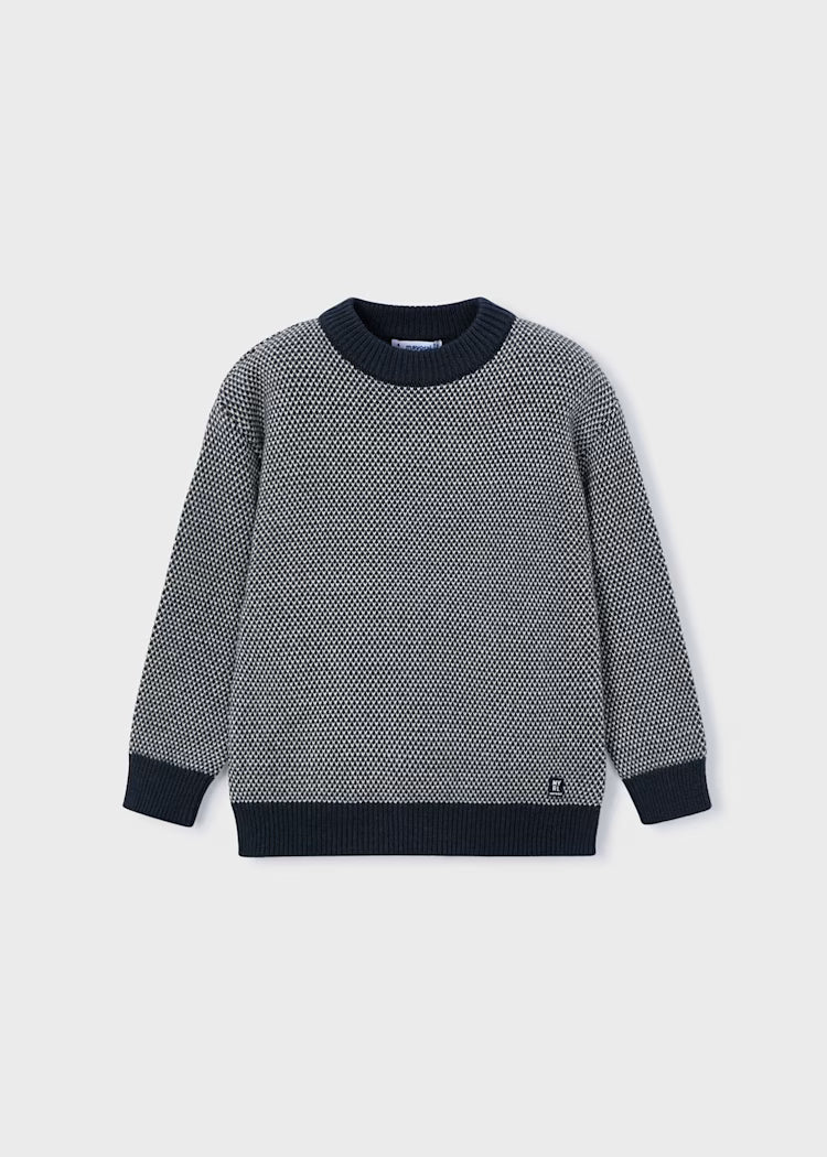 Mayoral - Boy Navy Knit Sweater