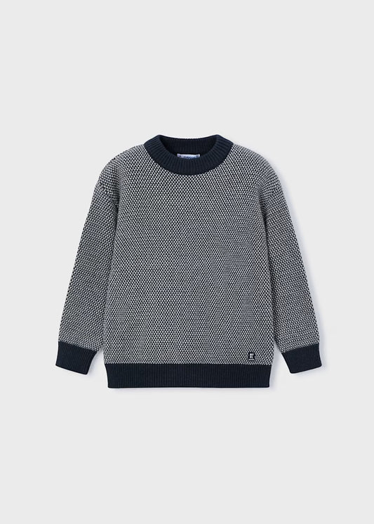 Mayoral - Boy Navy Knit Sweater