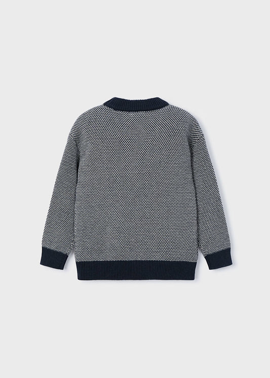 Mayoral - Boy Navy Knit Sweater