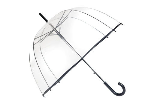 SMATI - Basic Black Transparent Umbrella