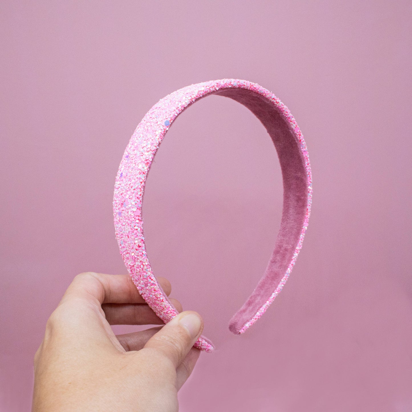 Frog Sac Tapered Chunky Glitter Headband