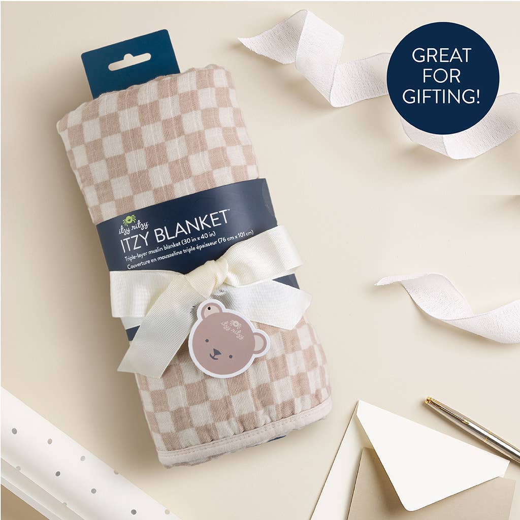 Itzy Ritzy - Itzy Cotton Muslin Blanket