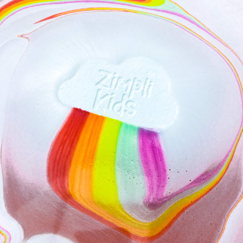 Zimpli Large Rainbow Special Effect Baff Bombz - Bath Toy