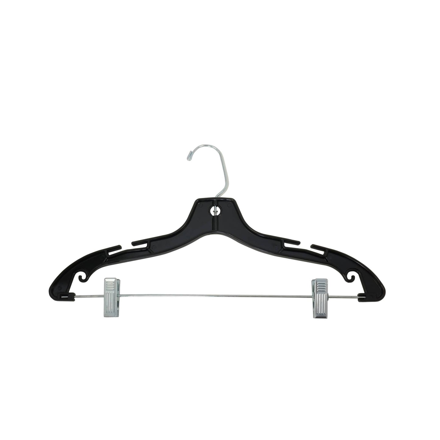 Suburban Sales - Plastic Clothes Top Hanger (100 count): Clear / 10" Childrens' Top Hanger