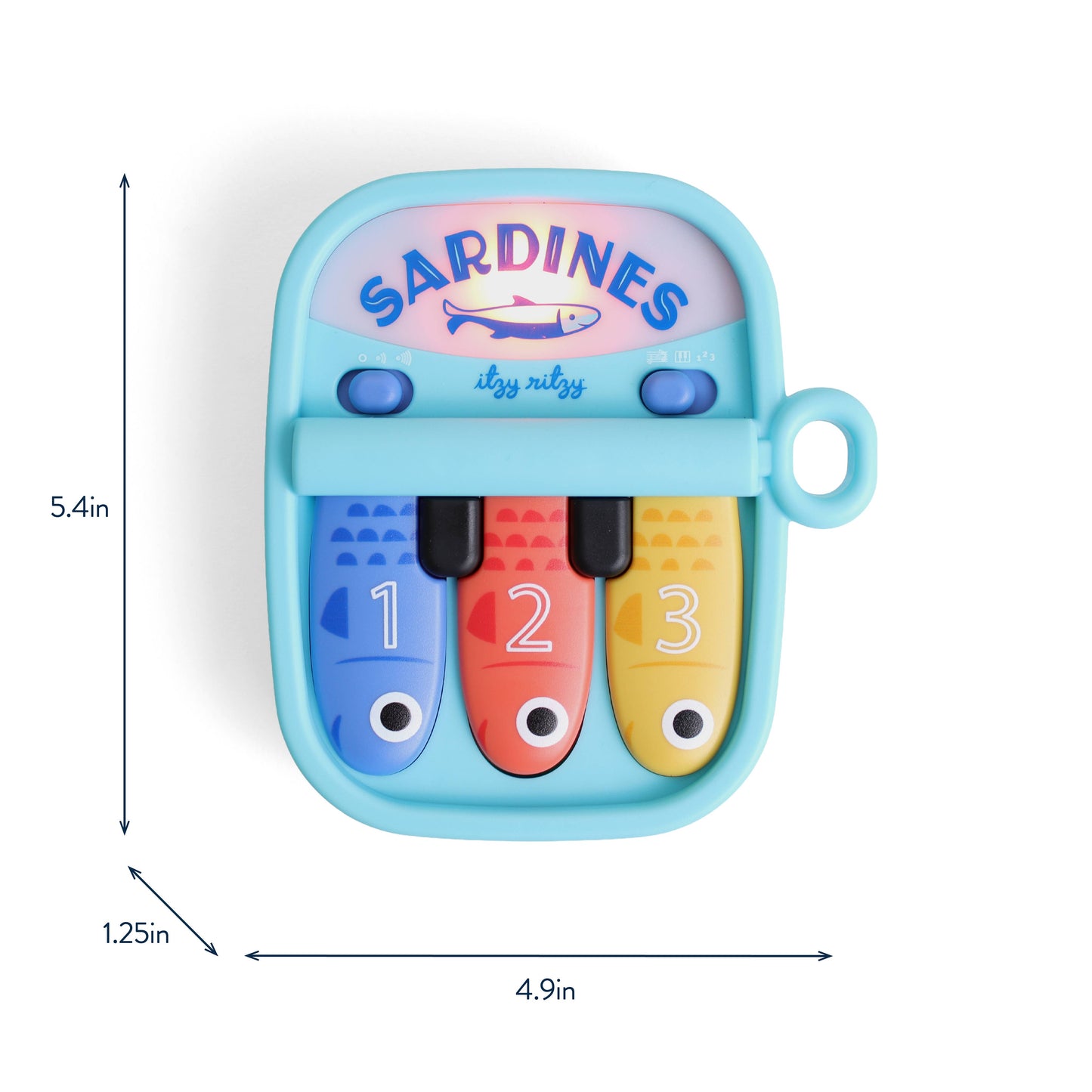 Itzy Ritzy - Bitzy Tunes - Light-up Interactive Piano Toy - Sardines
