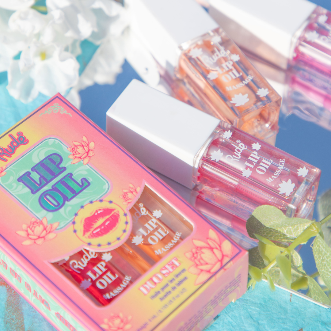 Rude Cosmetics - Lip Oil Massage Duo