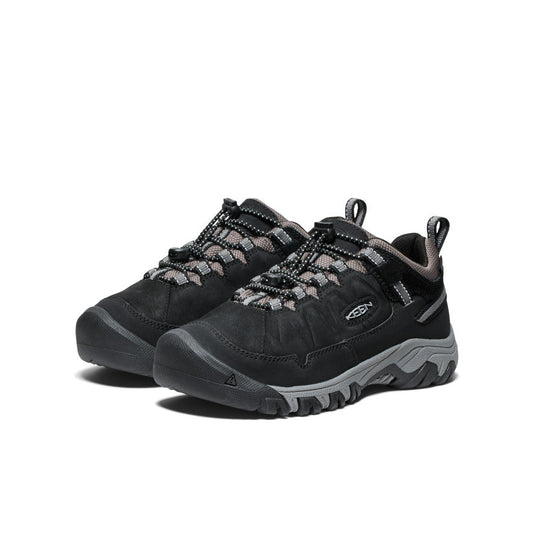 Keen - Targhee IV Waterproof Hiking Shoe - Big Kids -  Black/Steel Grey