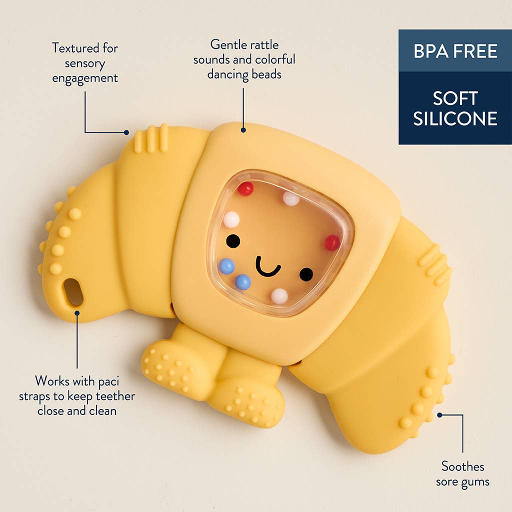 Itzy Ritzy - Sweetie Shake Plus™ - Teething + Rattle Toy: Sushi