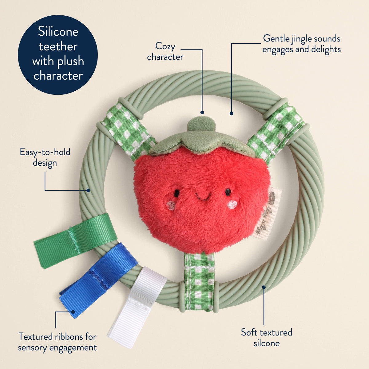 Itzy Ritzy Canada - *NEW* Itzy Ring Pal™ - Teething Ring with Plush Character