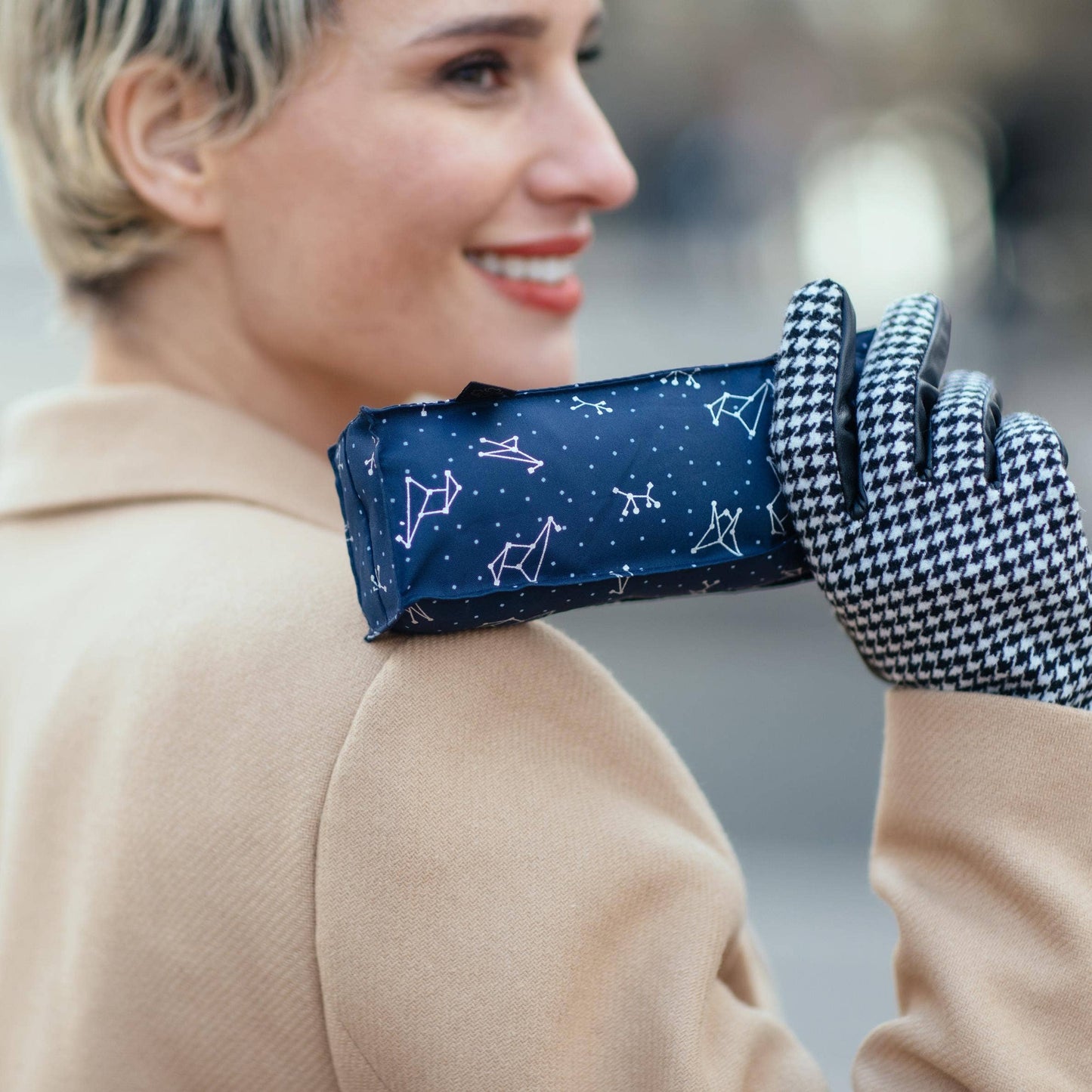 SMATI - Silver Constellation Pocket Umbrella