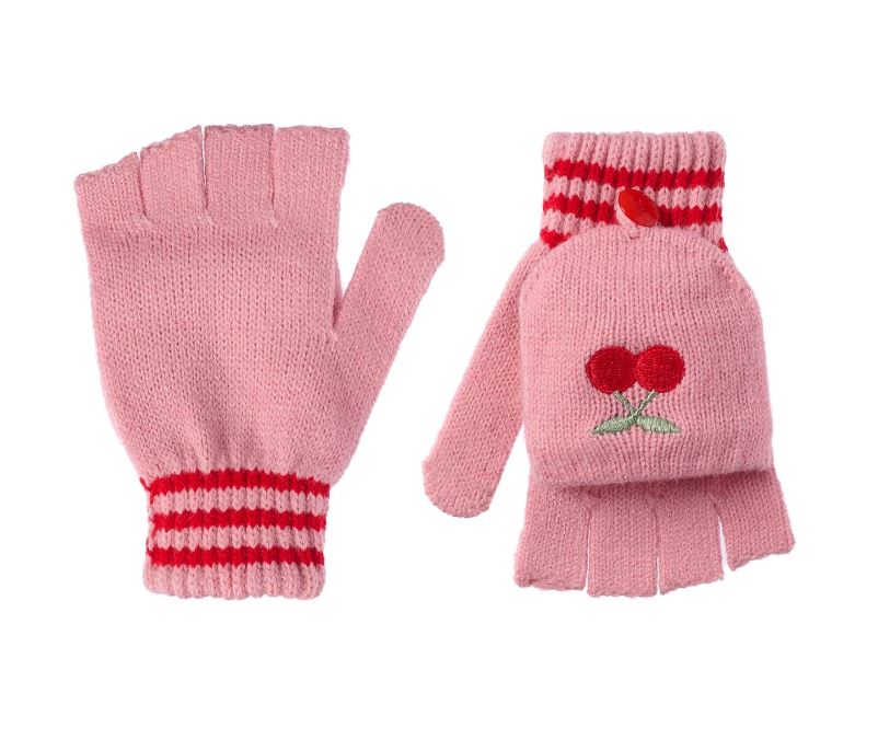 Rockahula - Cheerful Cherry Knitted Gloves