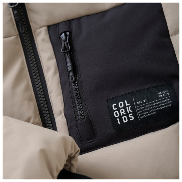 Color Kids - Junior's Ski Puffer Jacket Quilt - Ski jacket - Pure Cashmere - 6Y