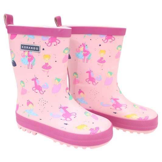 Korango - Dancing Unicorn Gumboot Pink