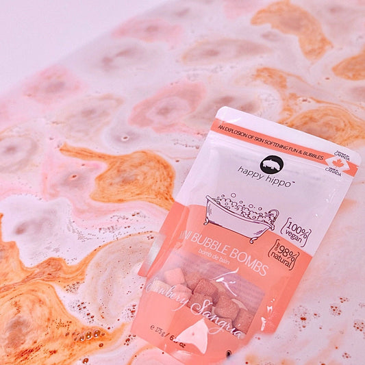 Happy Hippo Bath - Strawberry Sangria Mini Bubble Bombs